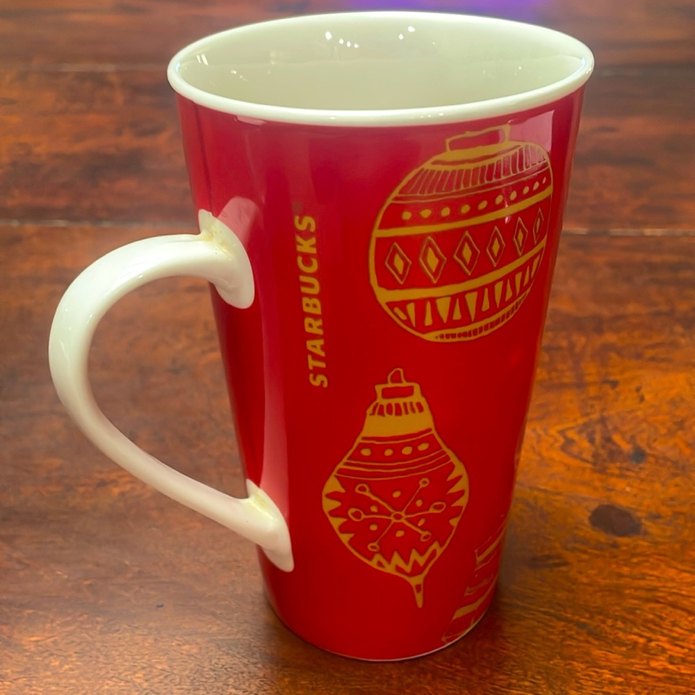 Starbucks Vintage 2015 Christmas Holiday Tall Coffee Mug